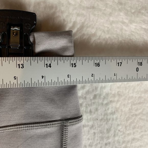 Nike Legging Womens‎ XL Gray Stretch Dri-Fit Zip Pockets Drawstring Cropped 8131 - Picture 8 of 11